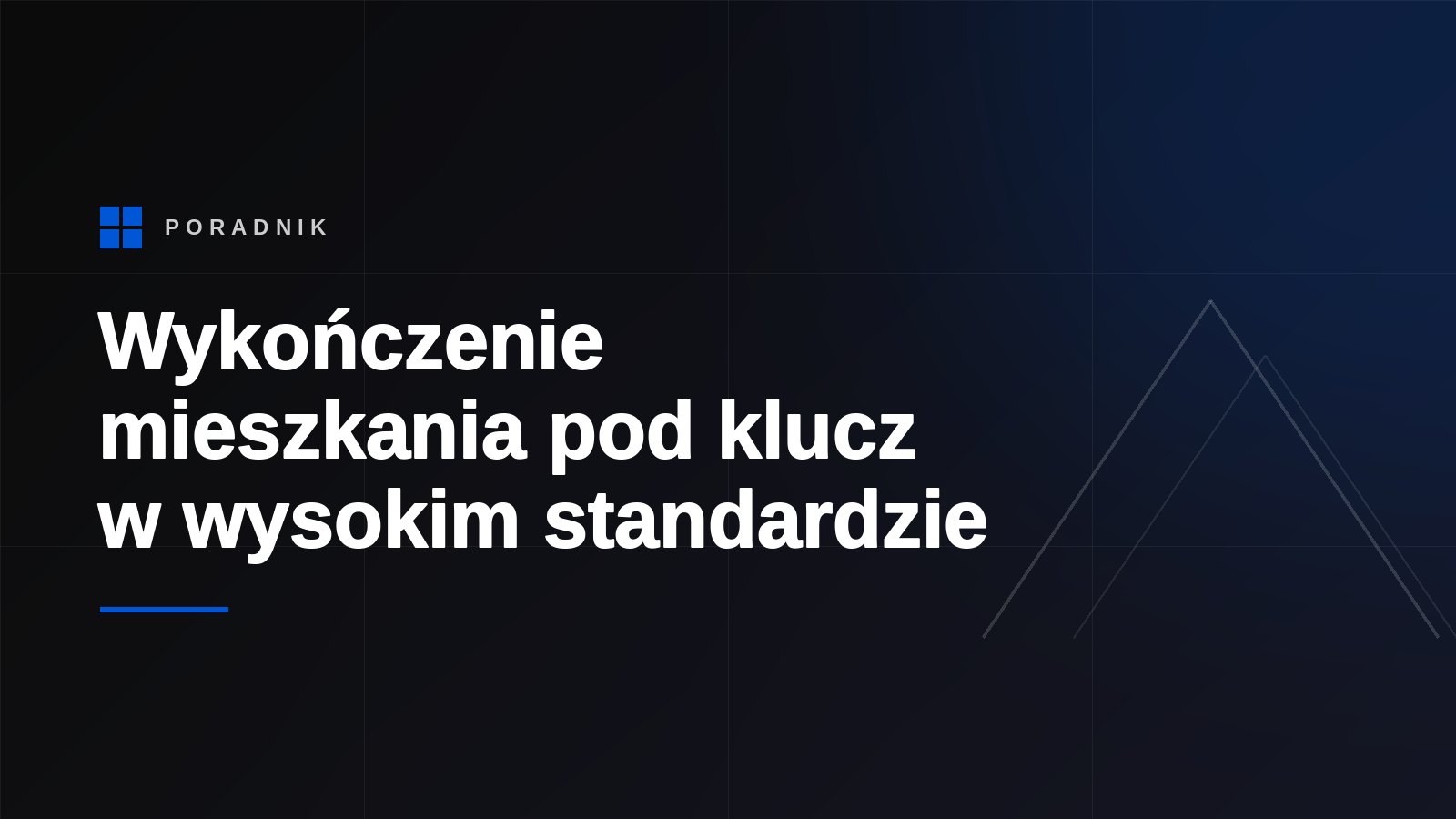 Wykończenie mieszkania pod klucz w wysokim standardzie - jak zaplanować cały proces
